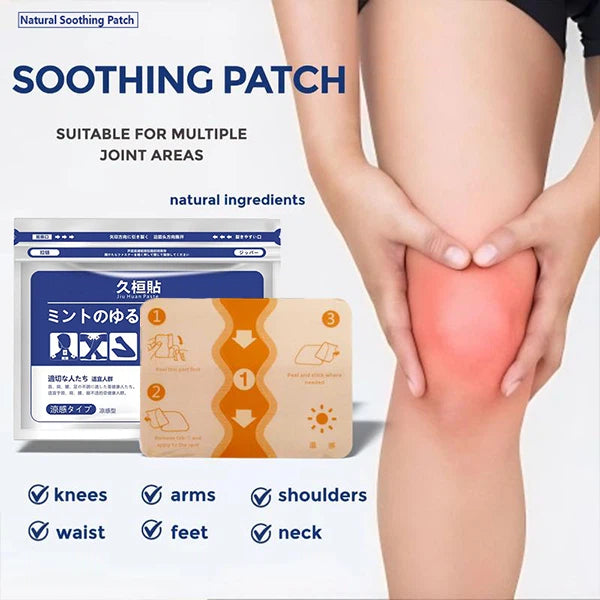 Japanese Pain Patches – Natural Relief for Back, Knee, Neck & Joint Pain, Muscle Soreness & Arthritis