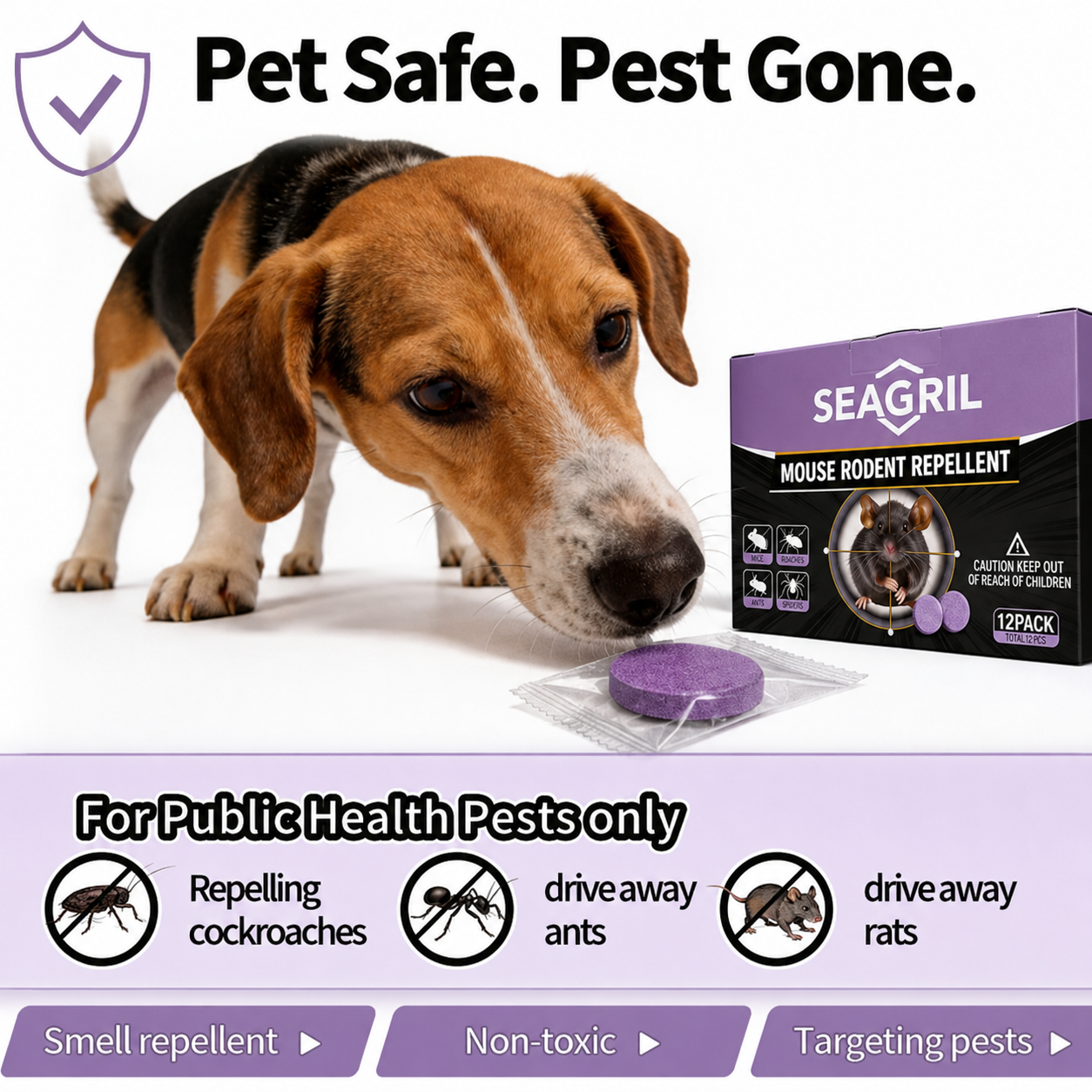 12-Pack Rodent Repellent Balls for Home Kitchen