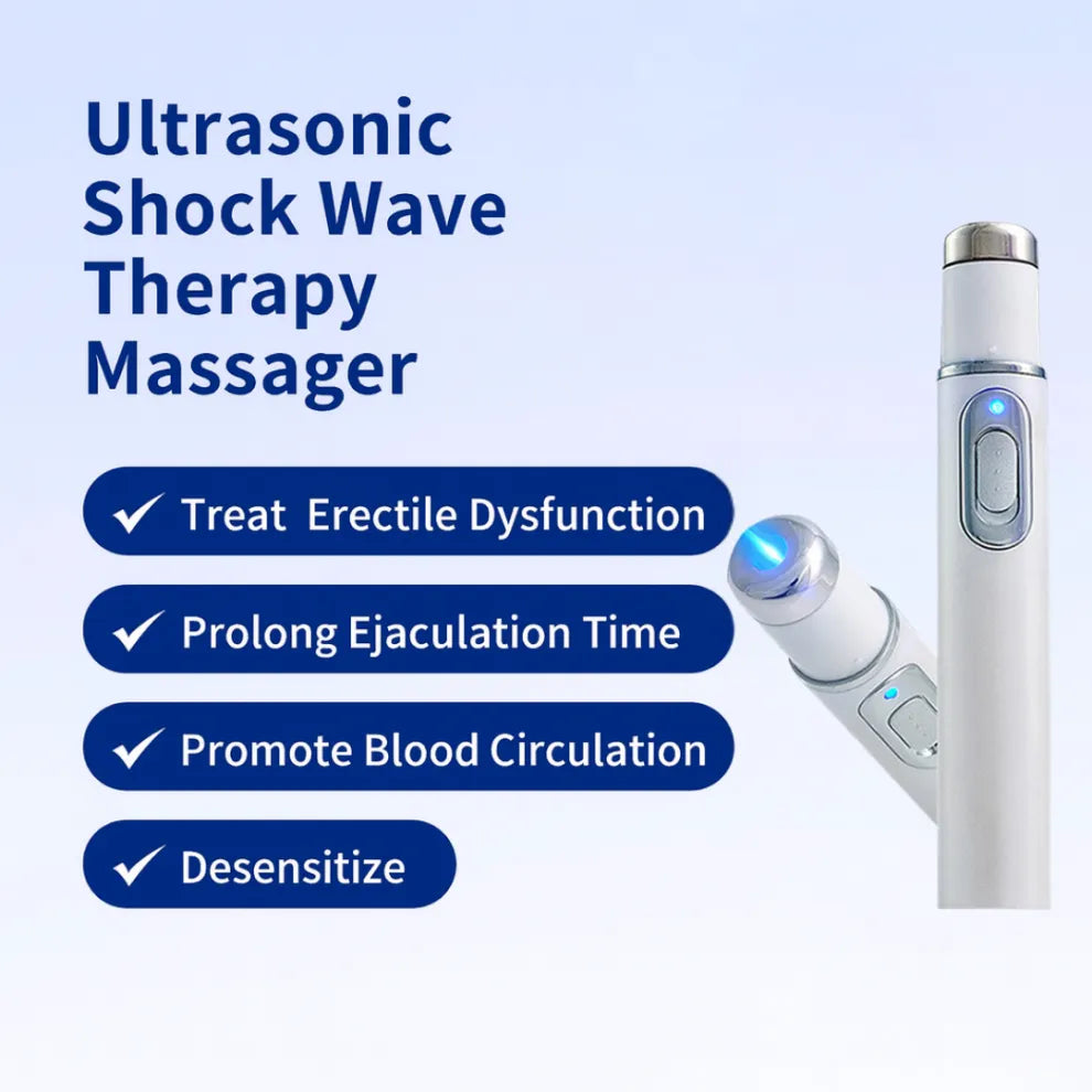 🔊Advanced Acoustic Shockwave Therapy restores penile tissue health to enhance rise rigidity⬆️, stamina, and male performance confidence💪, relieving muscle pain, joint stiffness, tendon discomfort🩹