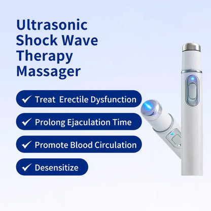 🔊Advanced Acoustic Shockwave Therapy restores penile tissue health to enhance rise rigidity⬆️, stamina, and male performance confidence💪, relieving muscle pain, joint stiffness, tendon discomfort🩹