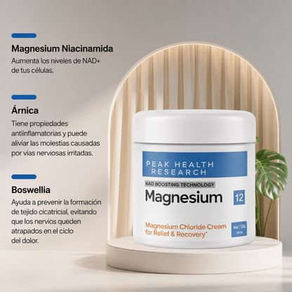 120ml de crema de magnesio relajante
