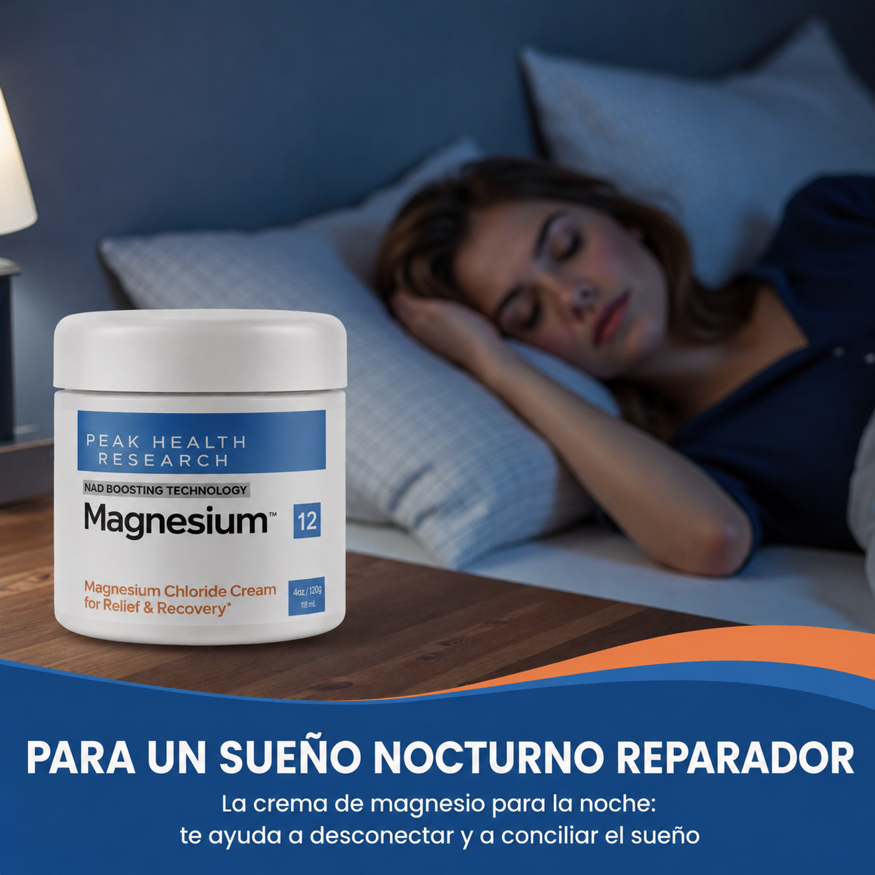 120ml de crema de magnesio relajante