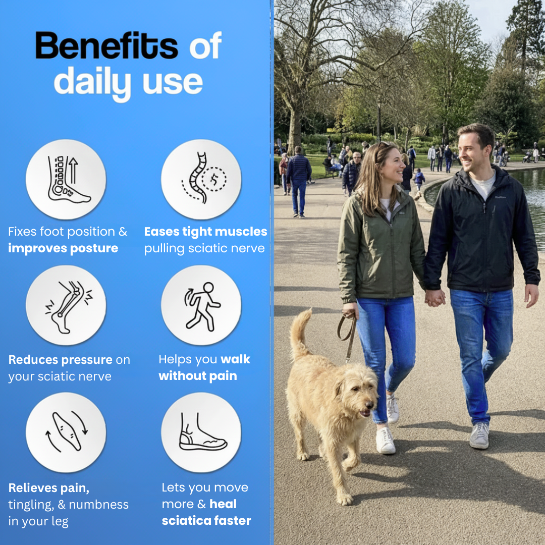 🩺 Doctor-Recommended Ergonomic Orthotic Insoles — Advanced Arch Support Technology for Sciatica Pain Relief 🔬
