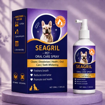 SEAGRIL® Dental Care Drops 🍃 Freshen Your Pet’s Breath & Support Cleaner Teeth — No Toothbrush Needed